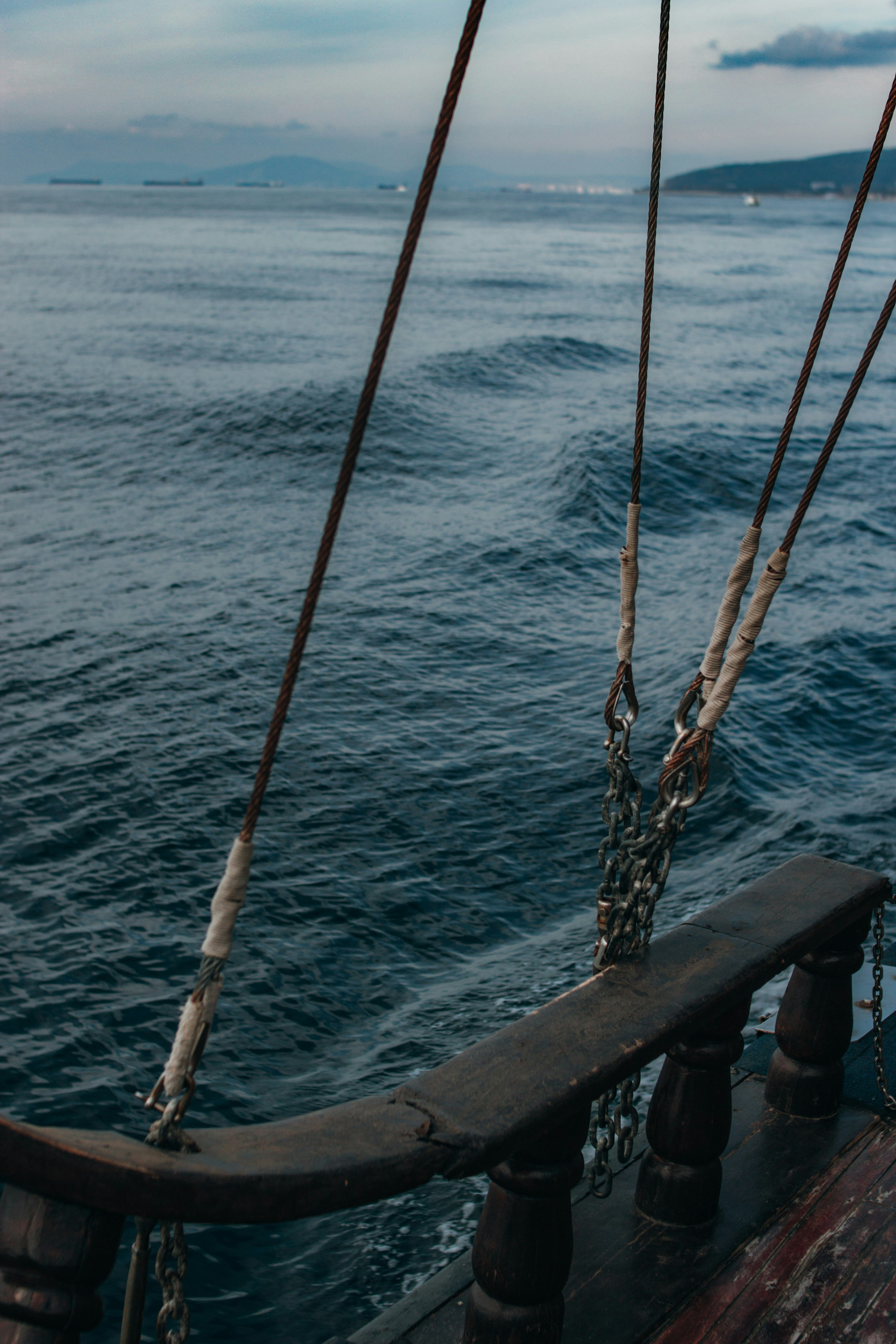 Imagem do mar ao entardecer